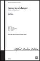 Away in a Manger SATB choral sheet music cover